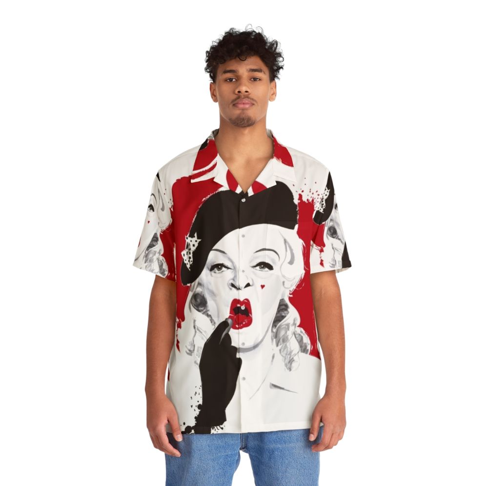 Baby Jane Lipstick Hawaiian Shirt by Alejandro Mogollo - People Front