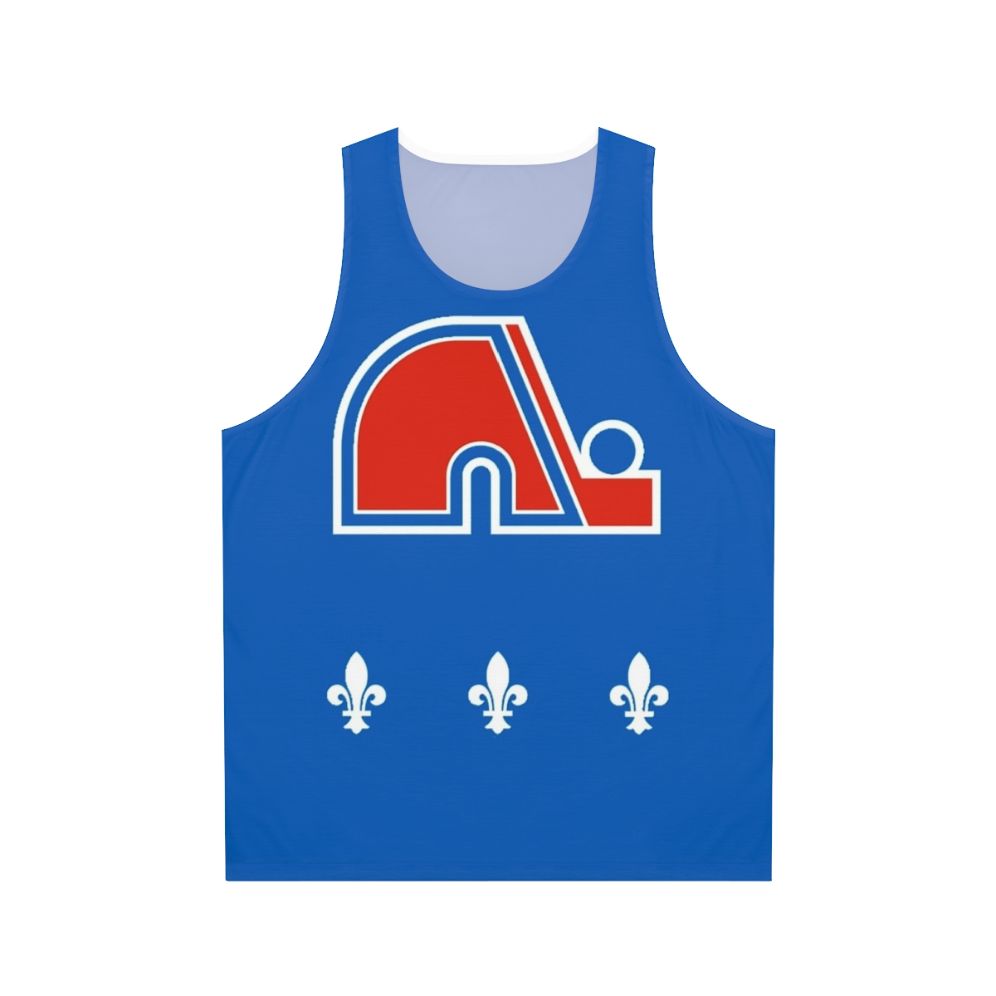 Vintage Quebec Nordiques Retro Hockey Unisex Tank Top