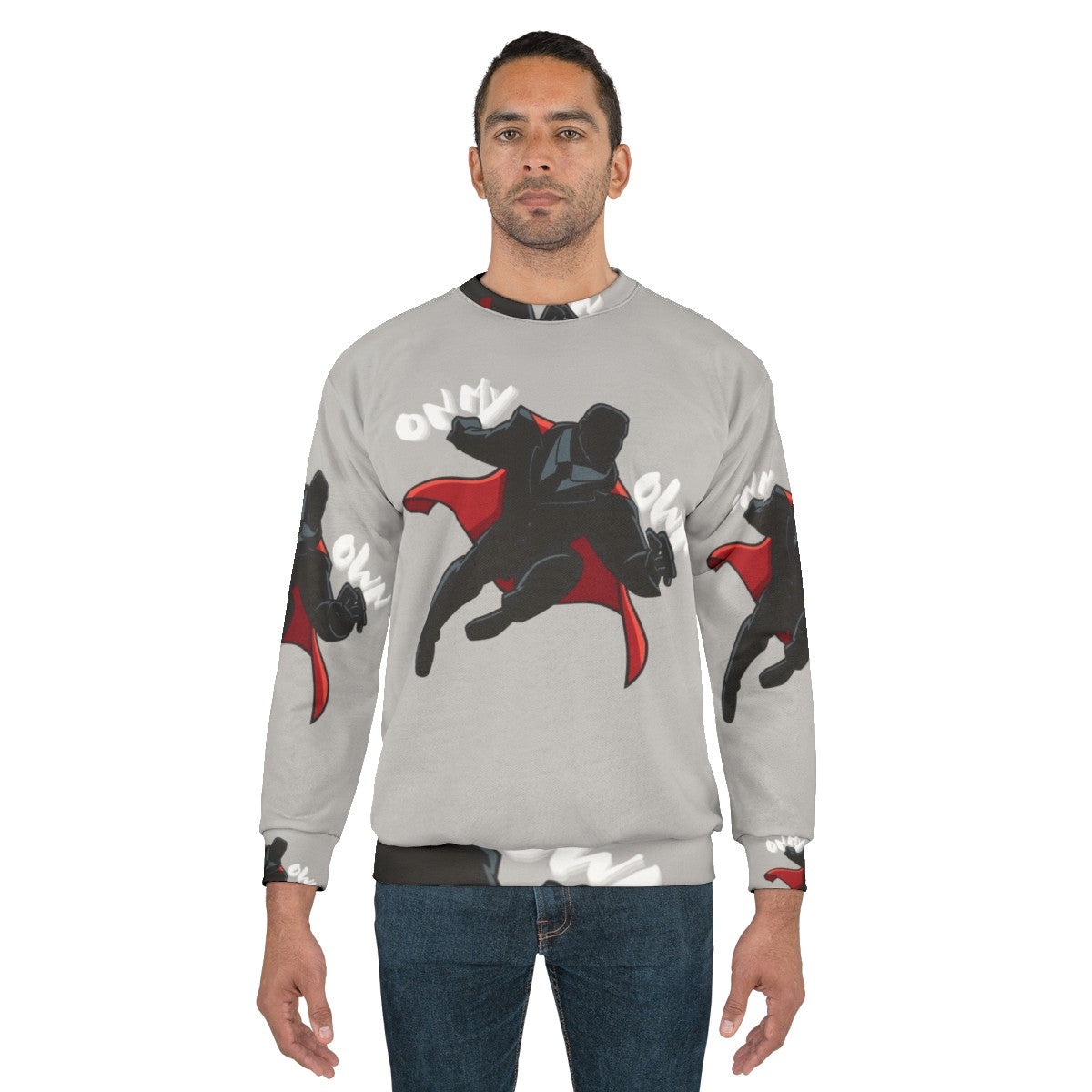 Y2K Superhero Graphic Sweatshirt - men