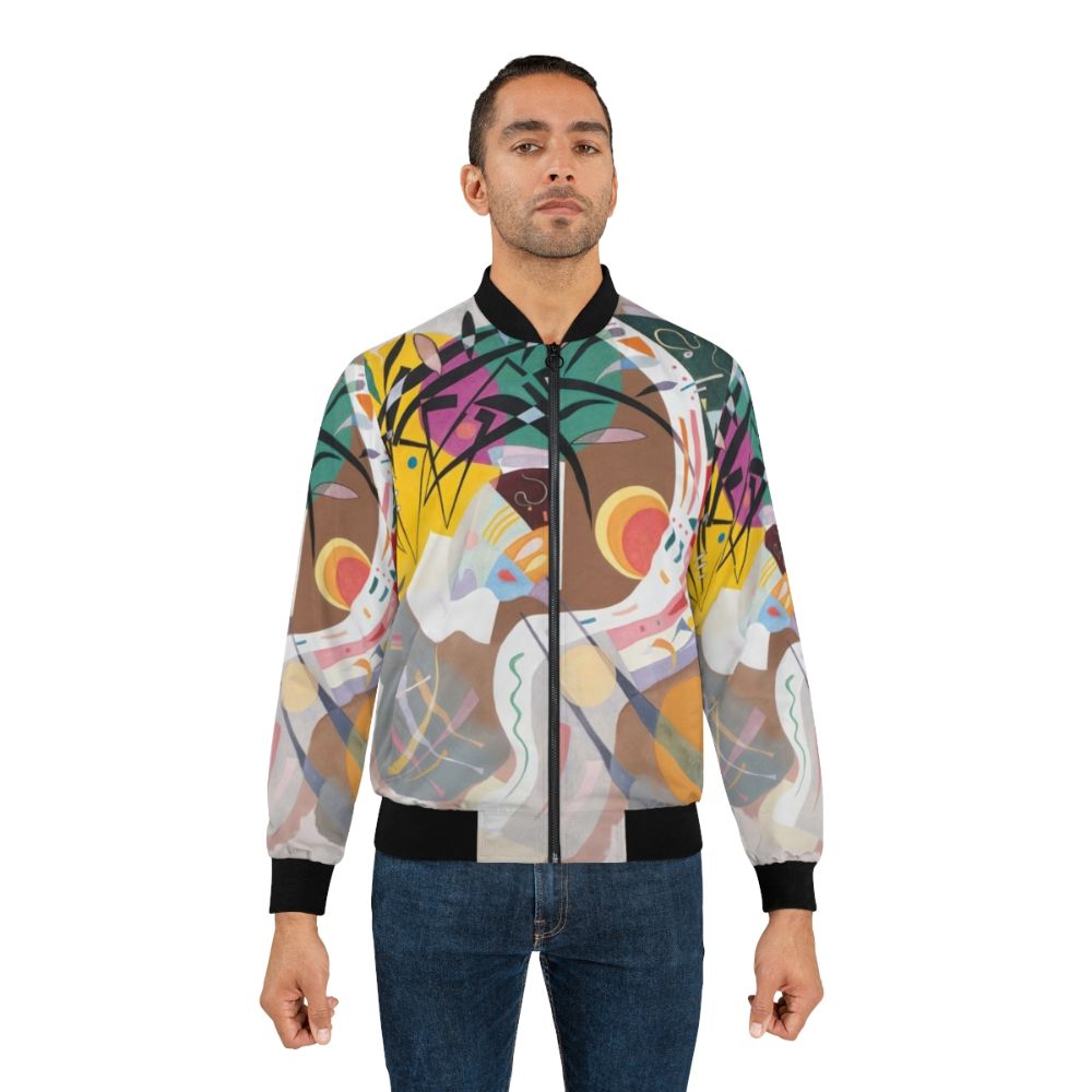 Wassily Kandinsky-inspired abstract and colorful bomber jacket - Lifestyle