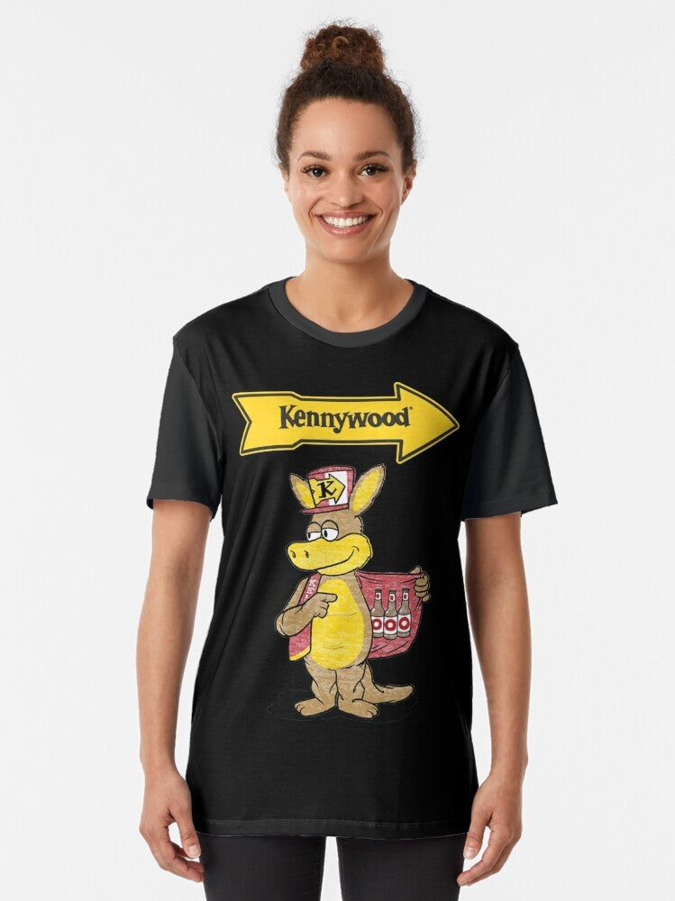 Kennywood Kangaroo Graphic T-Shirt for Kennywood Lovers - Women