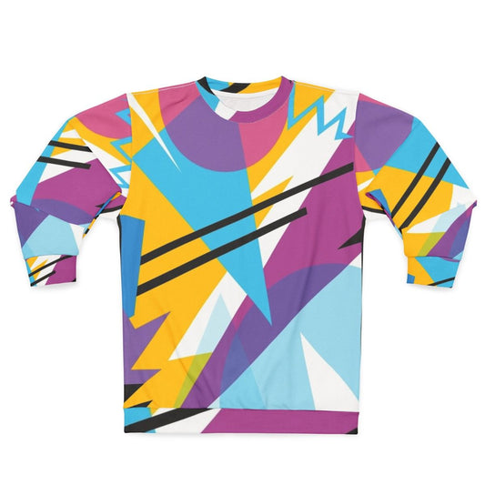 Retro 80s style fashion sweatshirt