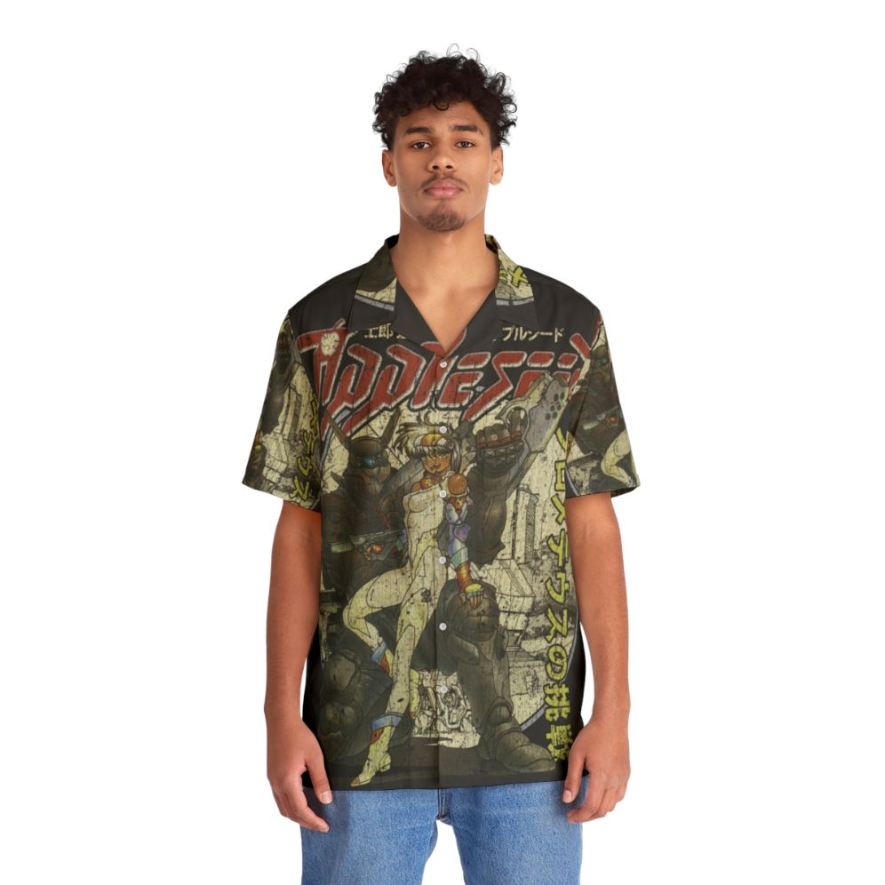 Retro Appleseed Anime Hawaiian Shirt - Lifestyle