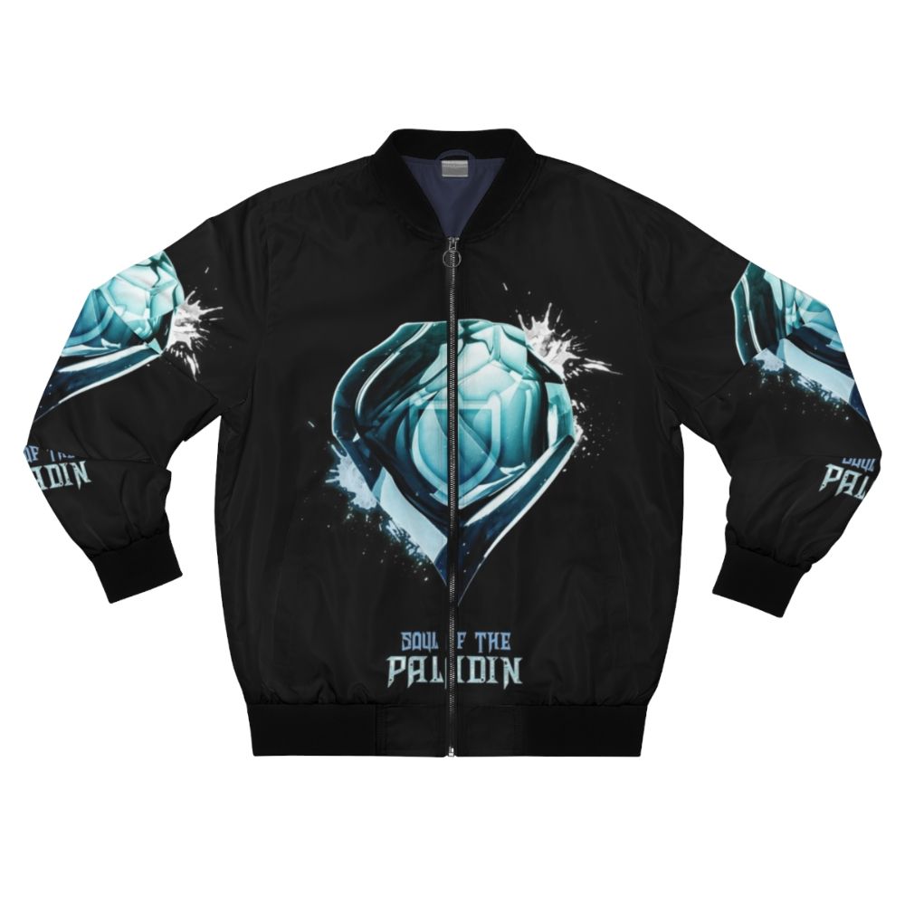 Final Fantasy XIV Paladin Relic Crystal Soul Bomber Jacket