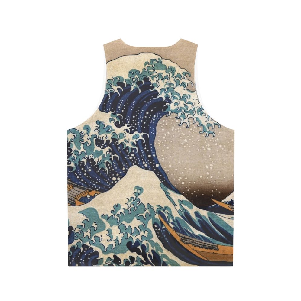 The Great Wave Off Kanagawa unisex tank top - Back