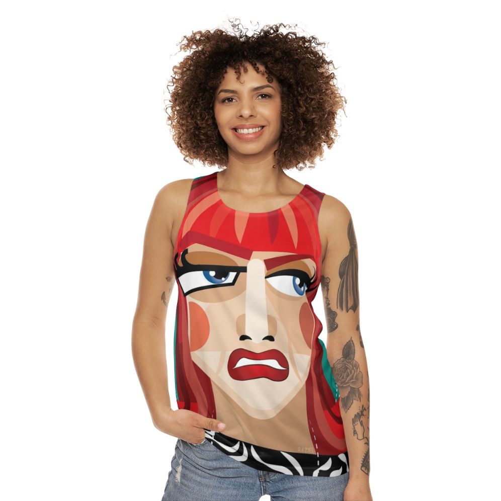 Coco Abstract Unisex Tank Top - women