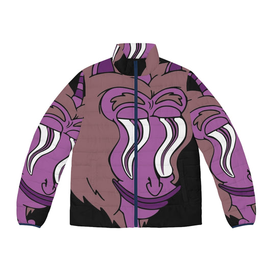 Big Mouth Hormone Monster Puffer Jacket featuring characters from the popular Netflix comedy series