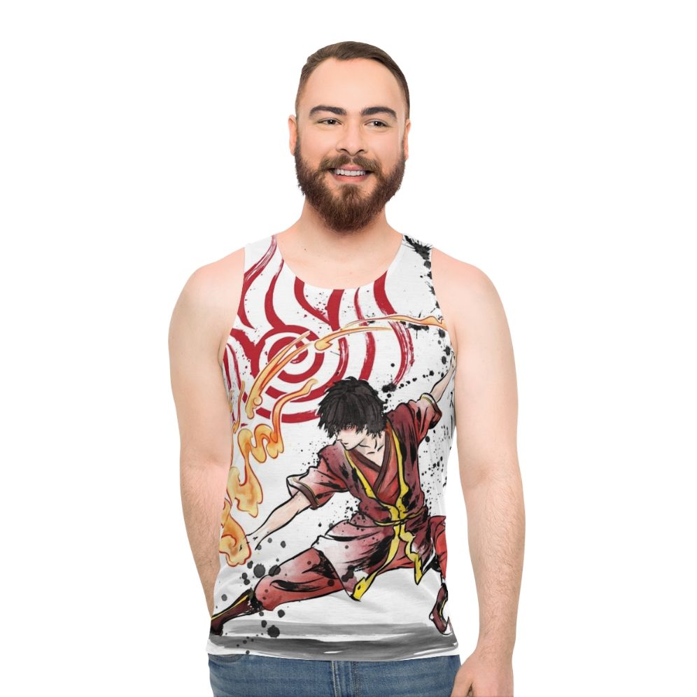 Fire Nation Unisex Avatar Tank Top - men