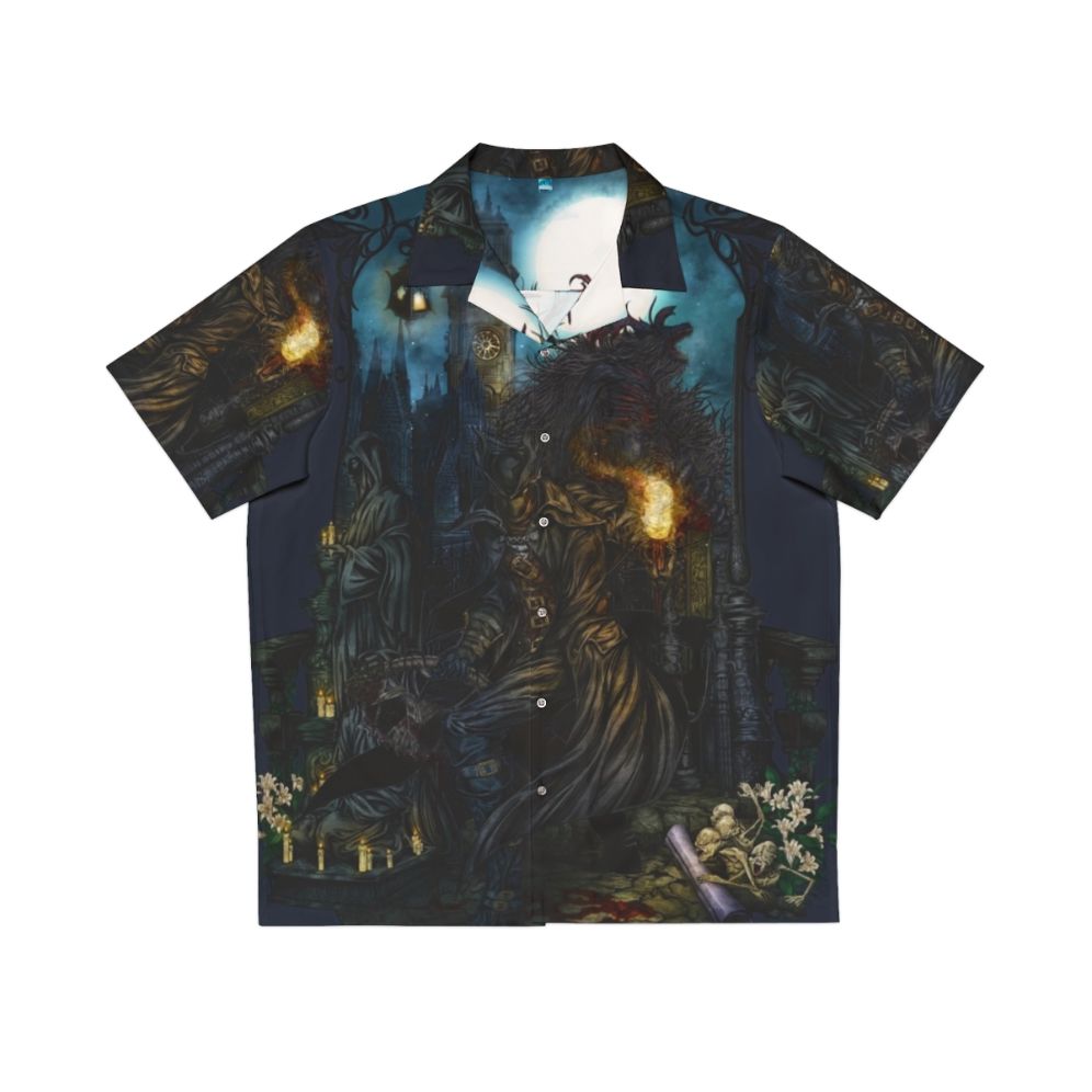 Bloodborne The Hunt inspired Hawaiian shirt