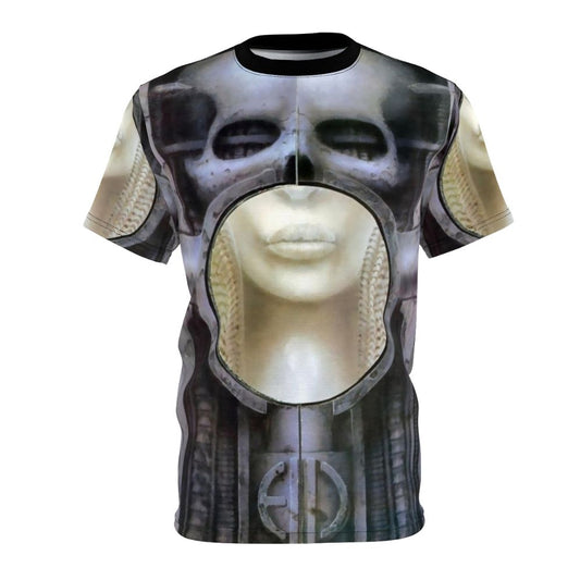 Emerson Lake & Palmer inspired AOP t-shirt with Brain Salad Surgery album artwork design