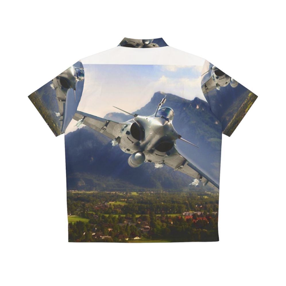 Rafale Hawaiian Shirt - Aviation Inspired Apparel - Back