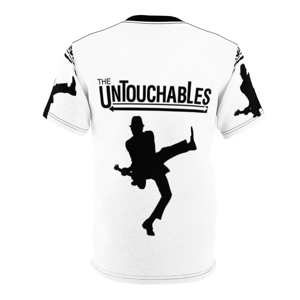 Vintage-inspired The Untouchables band logo graphic t-shirt - Back