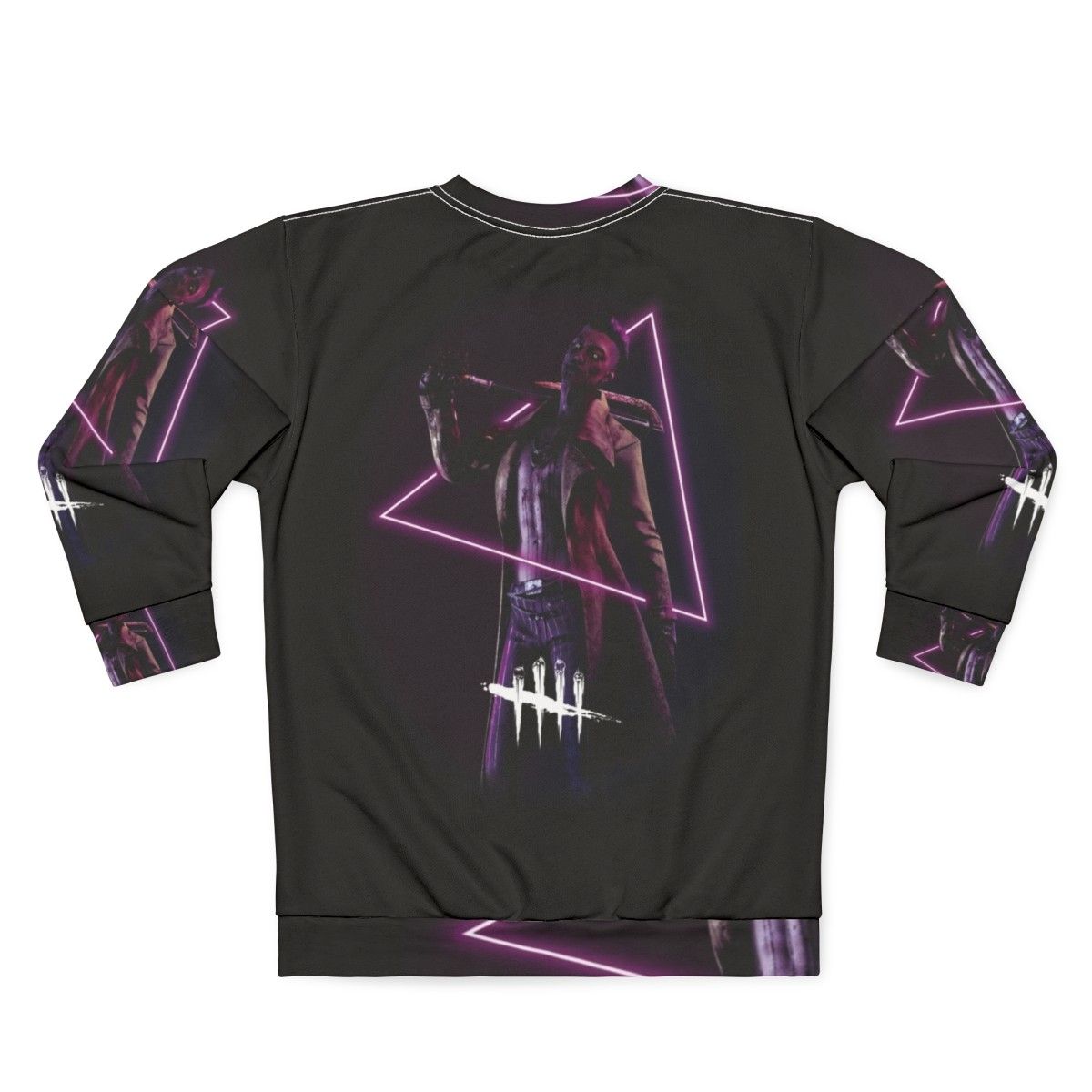 Neon Trickster Sweatshirt for Dead by Daylight Fans - Back