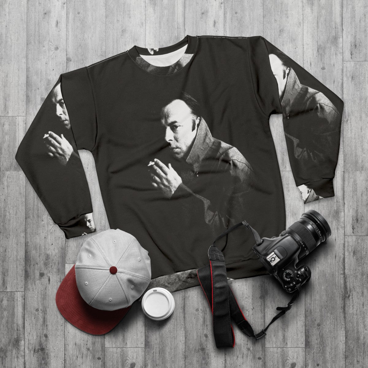 Hitch Z Ro Sweatshirt featuring God, Religion, and Atheism design - flat lay