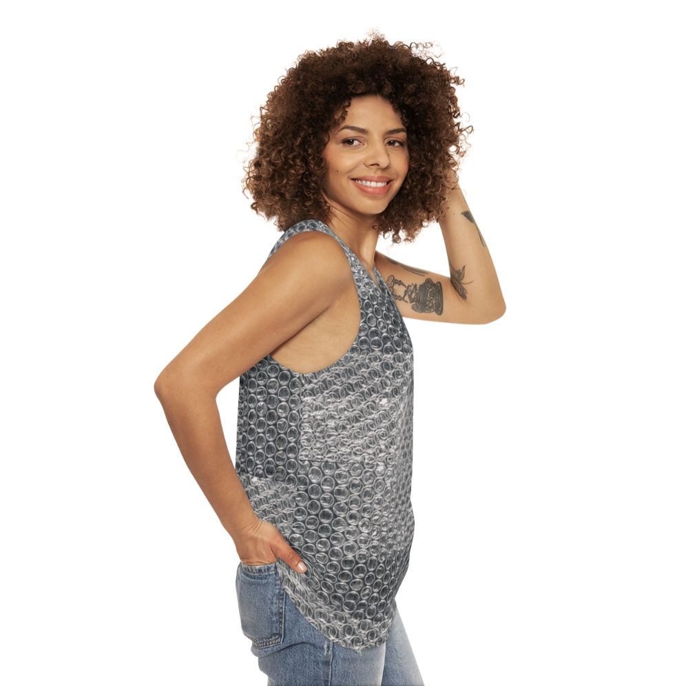 Bubble Wrap Unisex Tank Top - women side