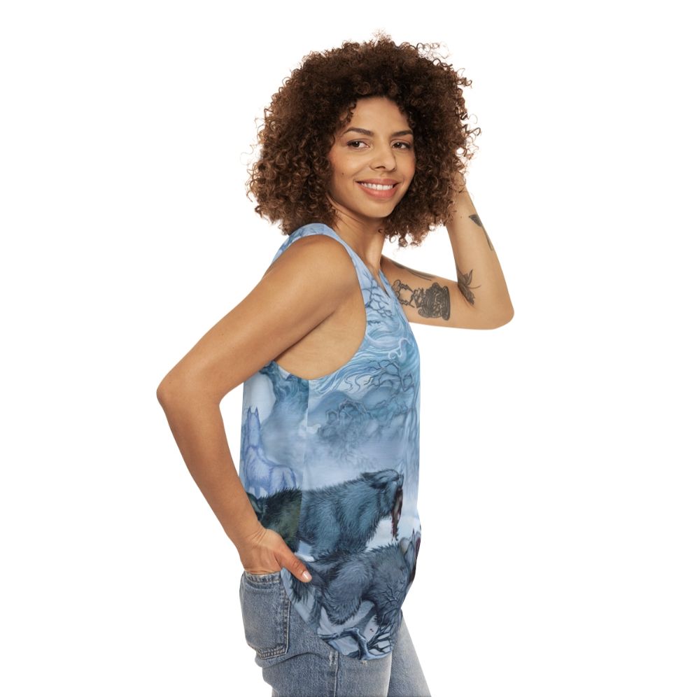 Elfquest Timmain Unisex Fantasy Comic Tank Top - women side