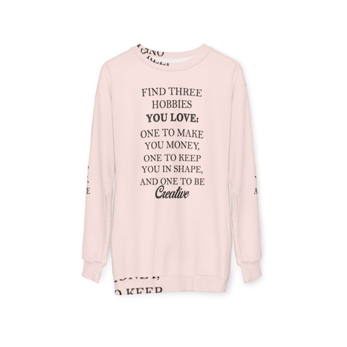 Find Free Hobbies Sweatshirt - hanging