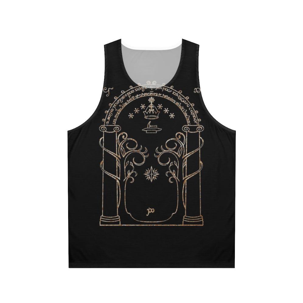 Lord of the Rings Tolkien "Gates of Moria" Unisex Tank Top