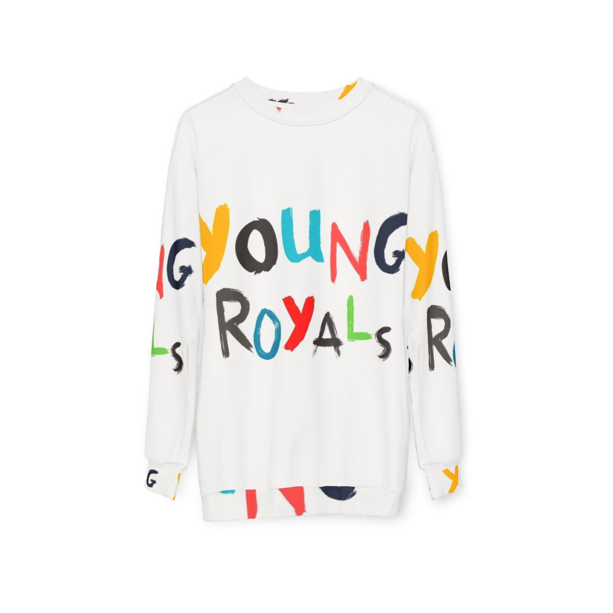 Young Royals Netflix Sweatshirt with Edvin Ryding and Omar Rudberg - hanging