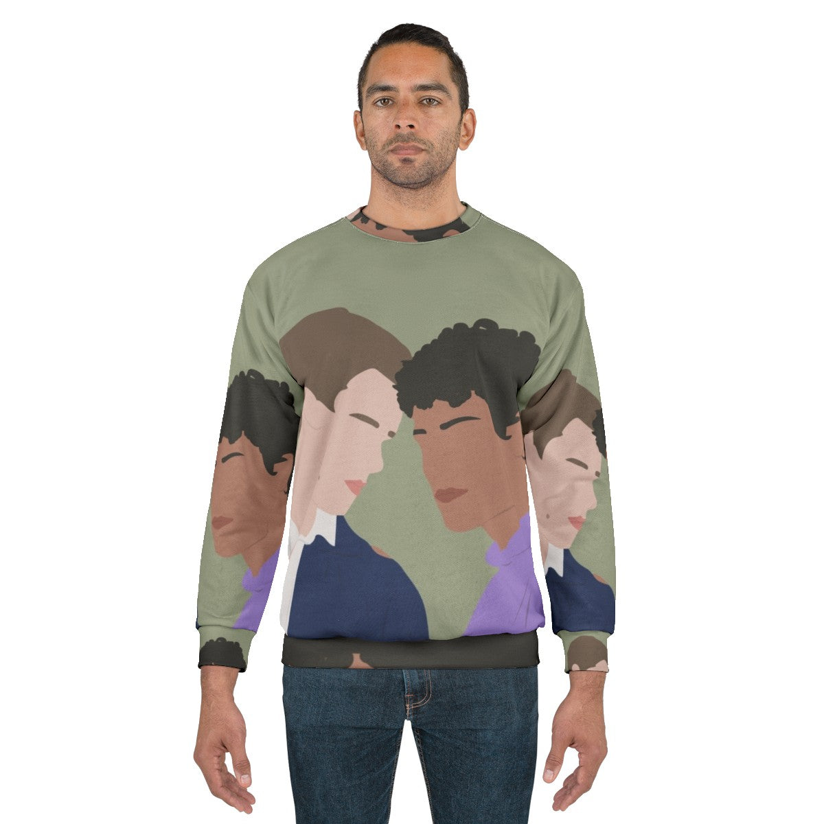 Young Royals Season Two Sweatshirt with Prince Wilhelm and Simon - men