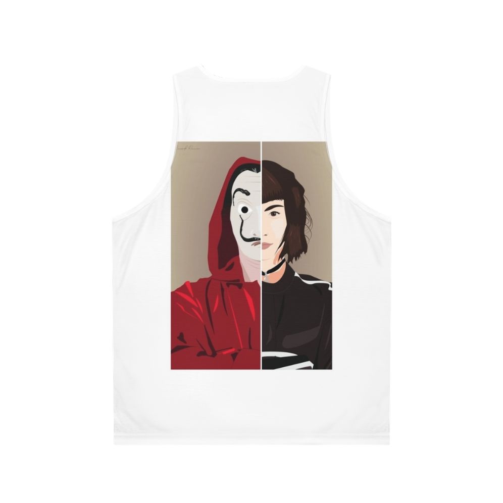 Tokyo Money Heist La Casa de Papel Unisex Tank Top - Back