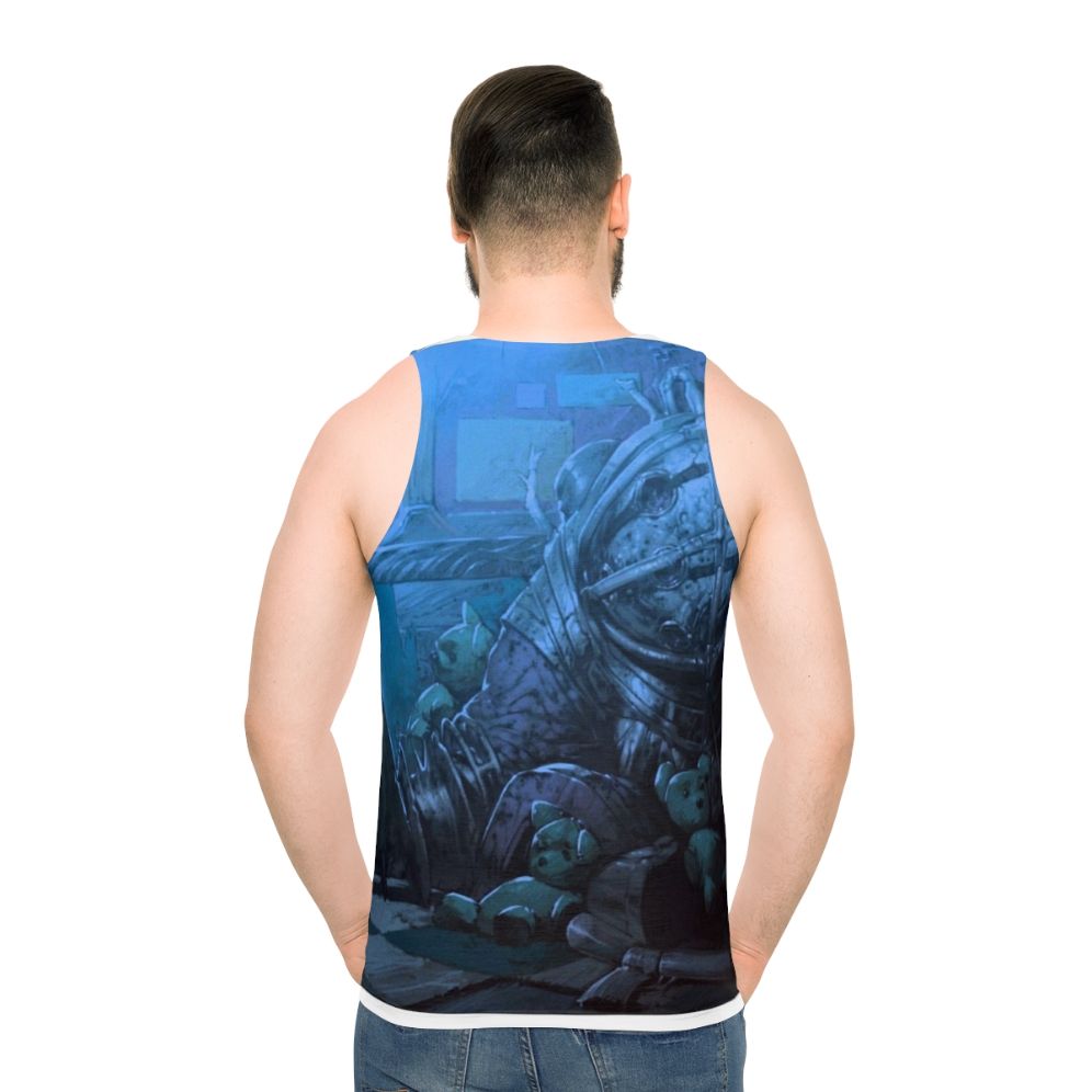 Bioshock Injured Big Daddy Unisex Tank Top - men back