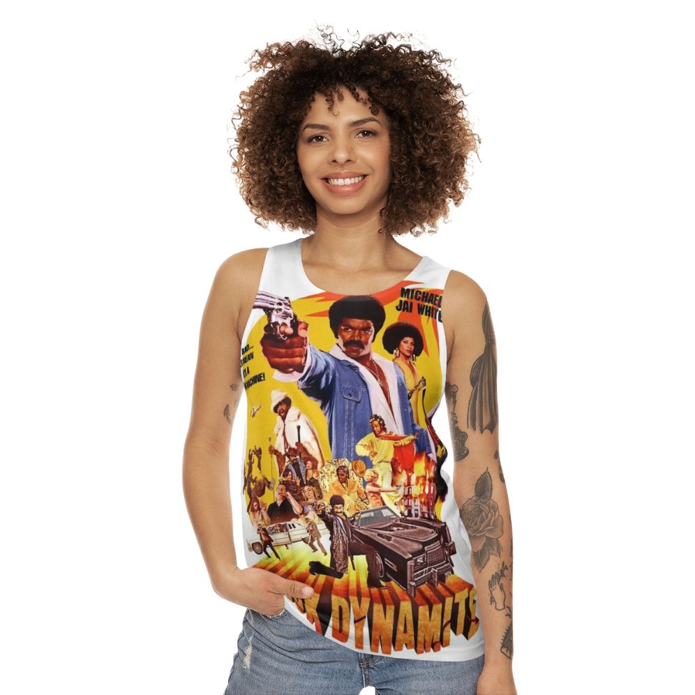 Black Dynamite Unisex Tank Top - women