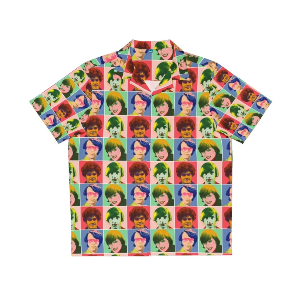 Warhol Monkees Checkered Hawaiian Shirt