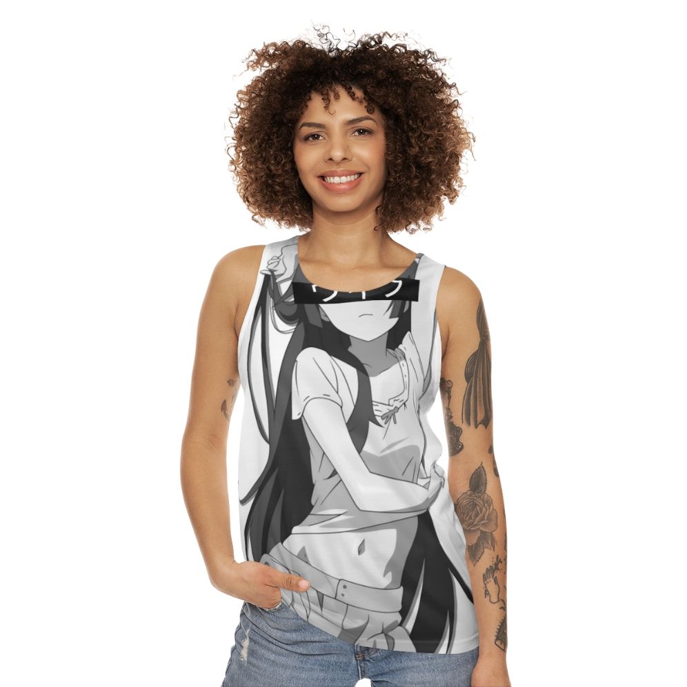 Senjougahara Waifu Anime Unisex Tank Top - women