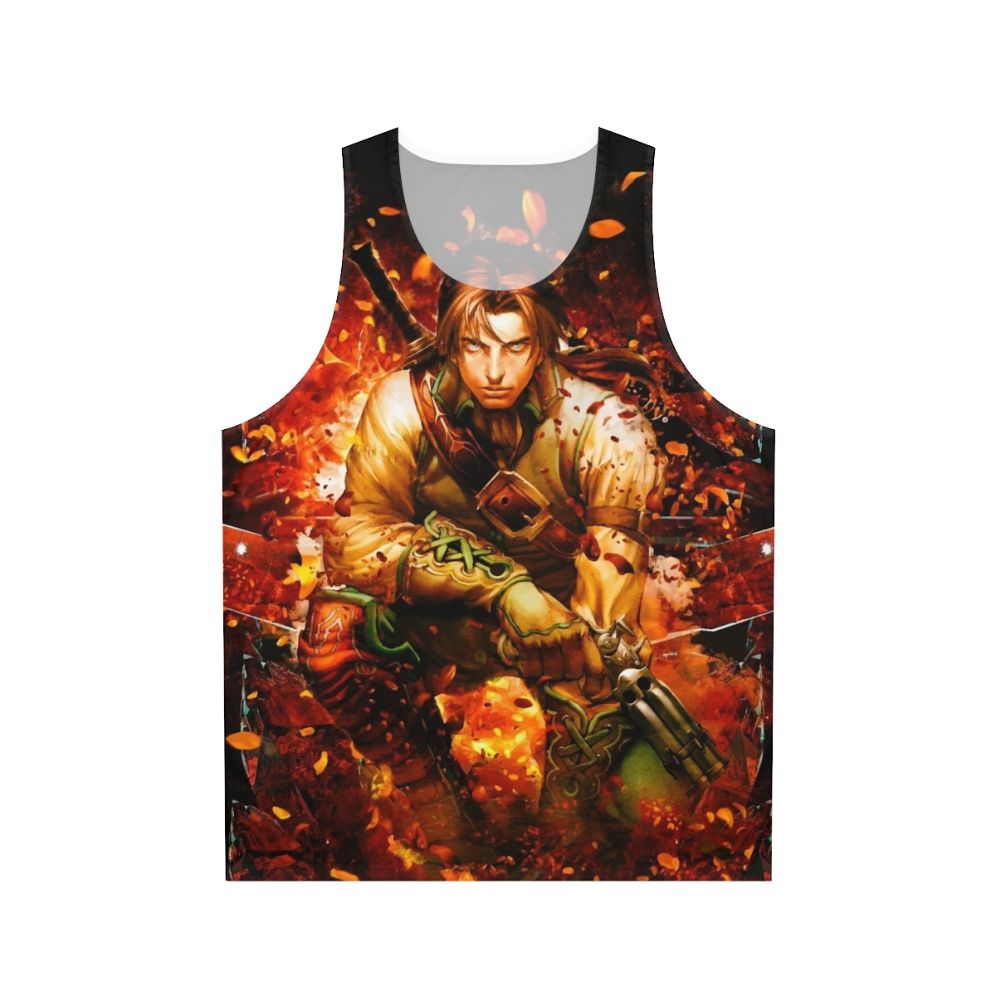 Fable 2 gaming vintage fantasy unisex tank top