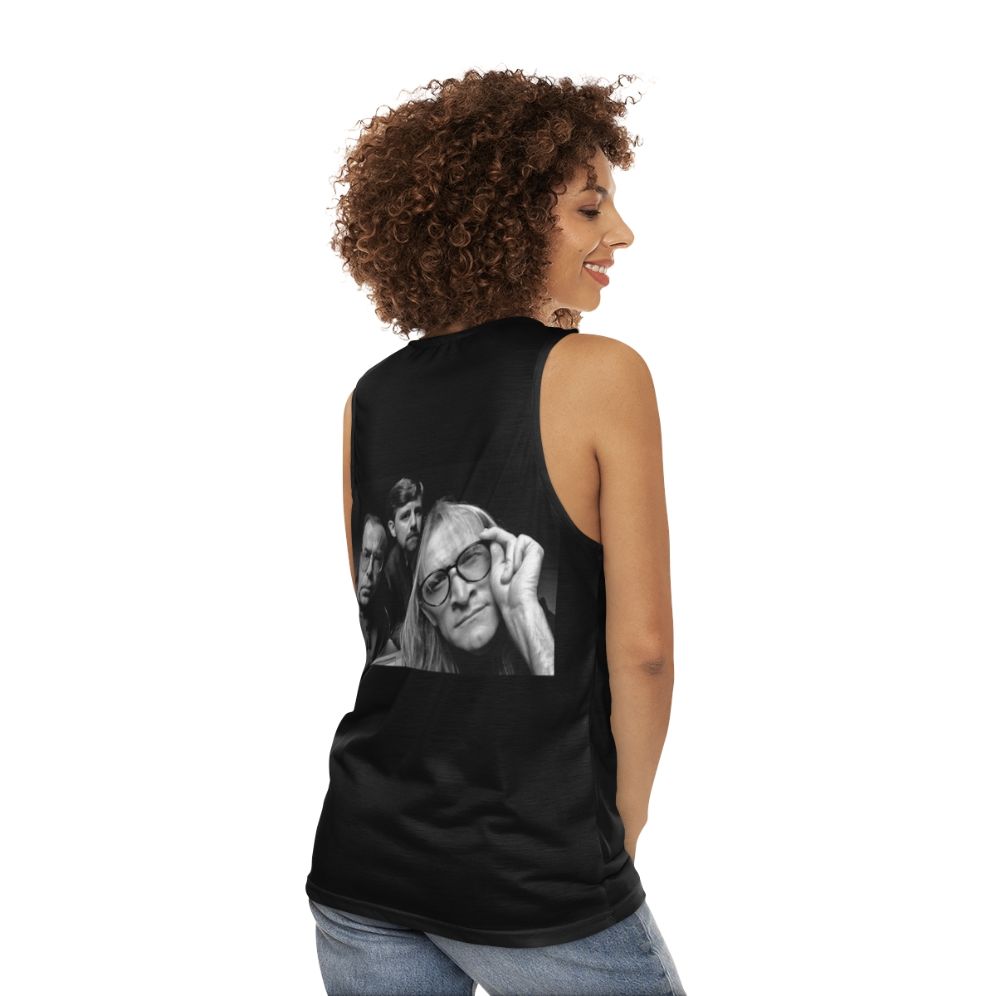 Lone Gunmen X-Files Grunge Style Unisex Tank Top - women back