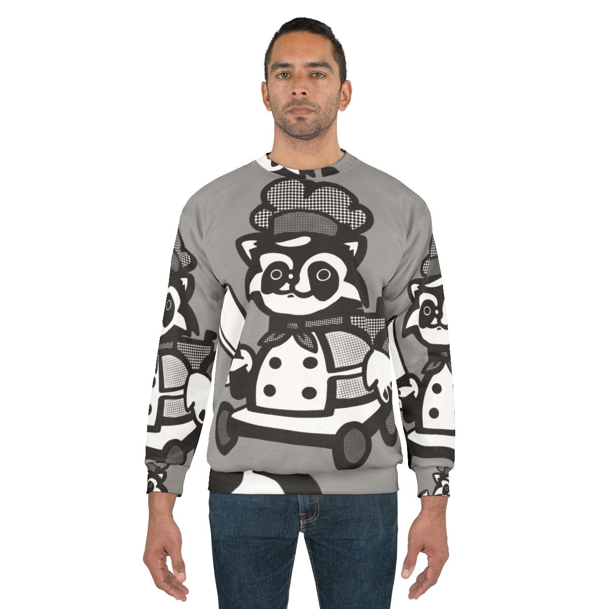 Overcooked Raccoon Chef Sweatshirt - men