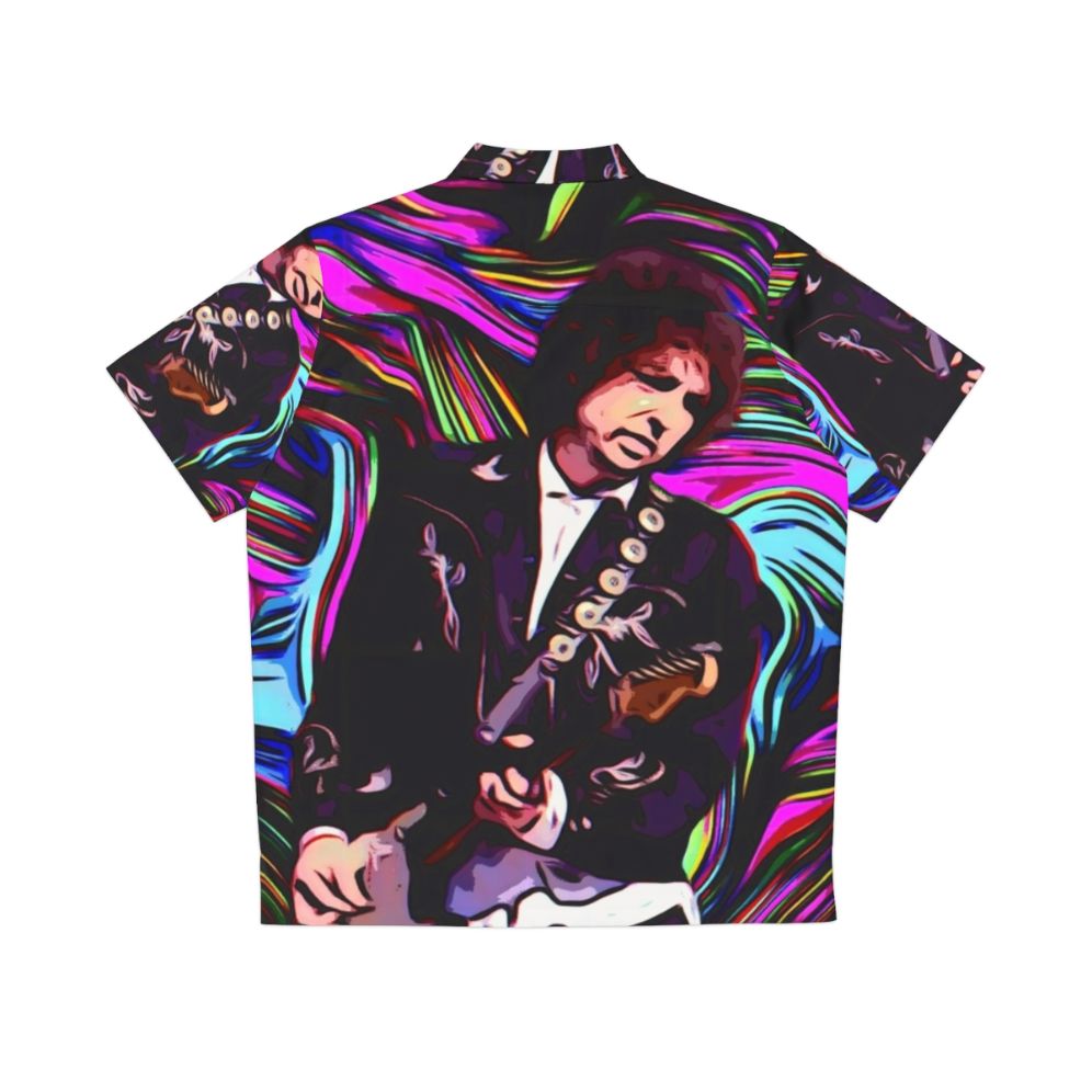 Dylan Hawaiian Shirt - Iconic 60s Music Legend - Back