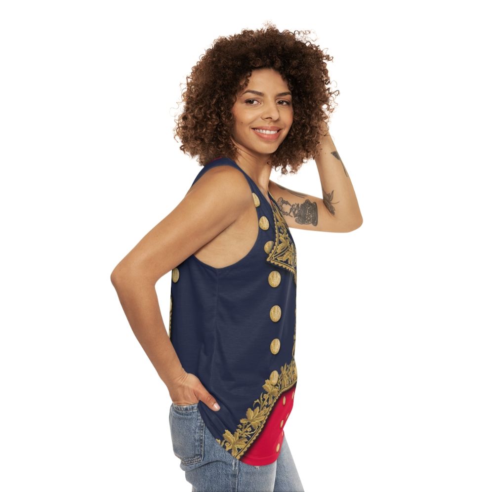 Napoleonic General Vintage French Army Uniform Tank Top - women side