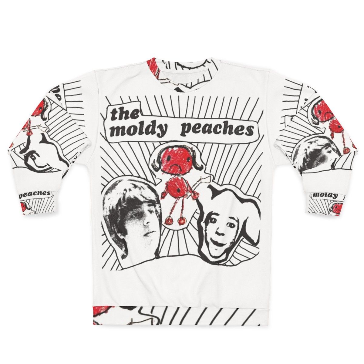 Moldy Peaches music sweatshirt featuring the iconic band's logo