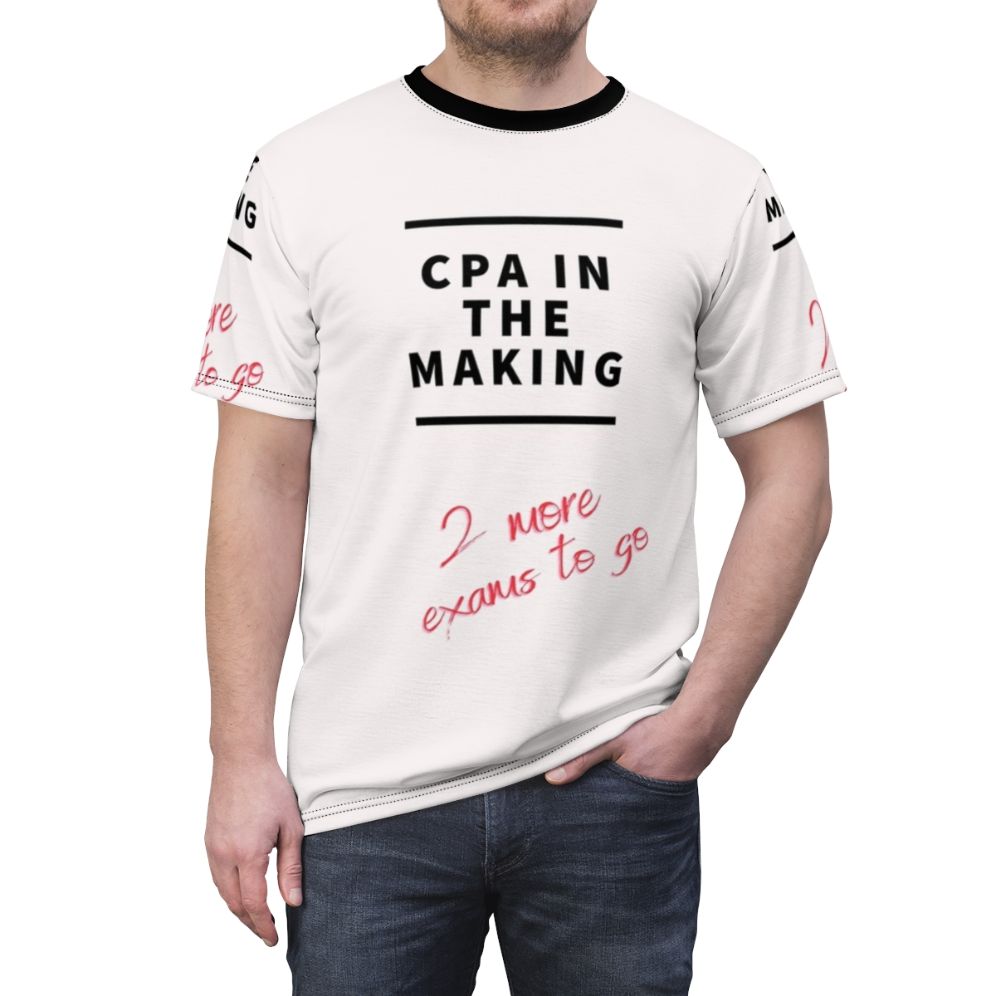 Accounting Professional Tee - Proud Bookkeeper or CPA - men front