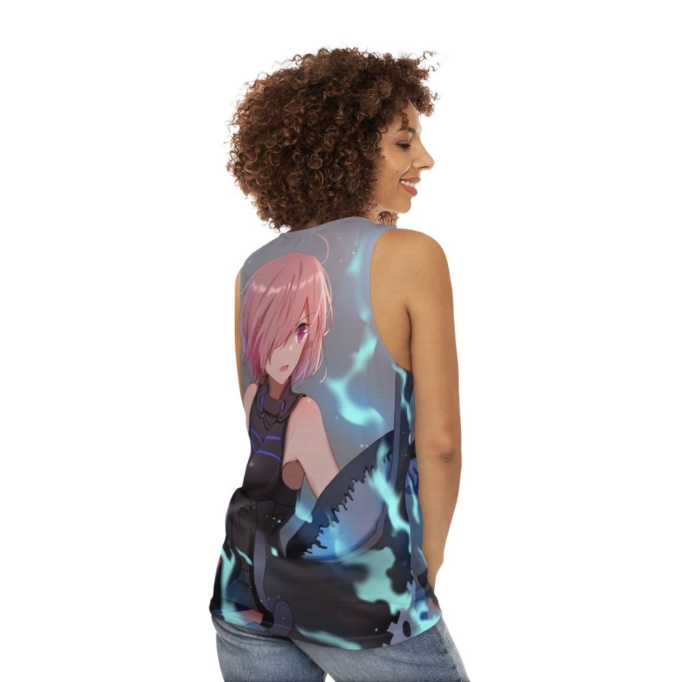 Mash Kyrielight Anime Tank Top - women back