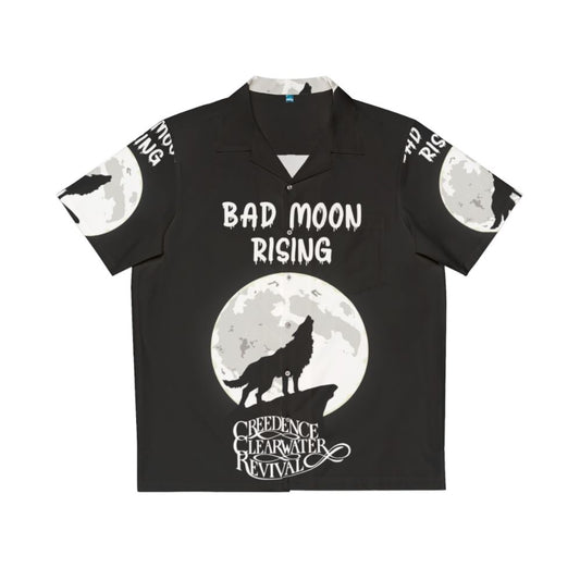 "Creedance Clearwater Revival 'Bad Moon Rising' Hawaiian Shirt"