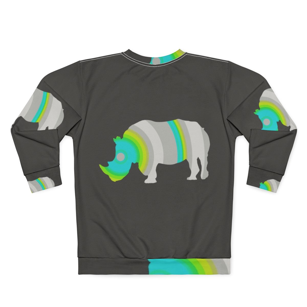 Rhino Legendary Animals Sweatshirt - Back