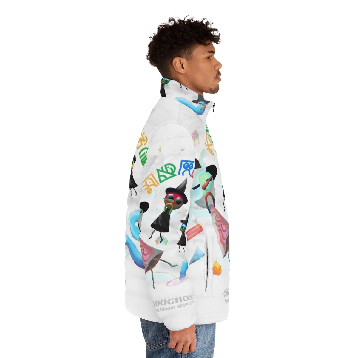 Iglooghost Neo Wax Bloom Puffer Jacket - Cozy and Stylish Winter Outerwear - men side right