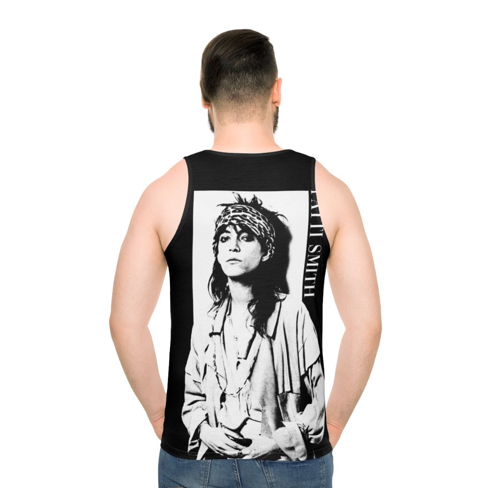 Patti Smith Retro Unisex Grunge Tank Top - men back