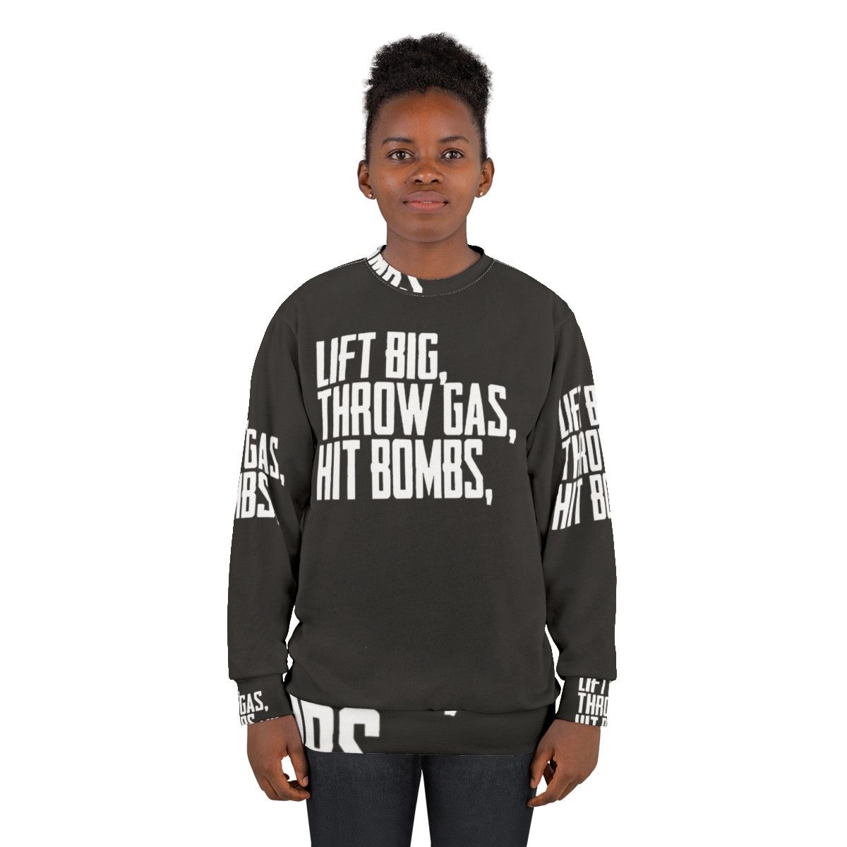 Lift Big Powerlifting Gym Sweatshirt - women