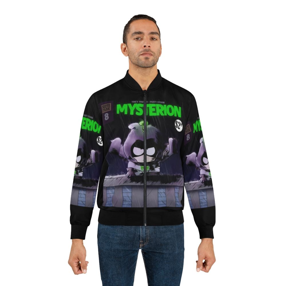 Mysterion bomber jacket with south park characters - Lifestyle