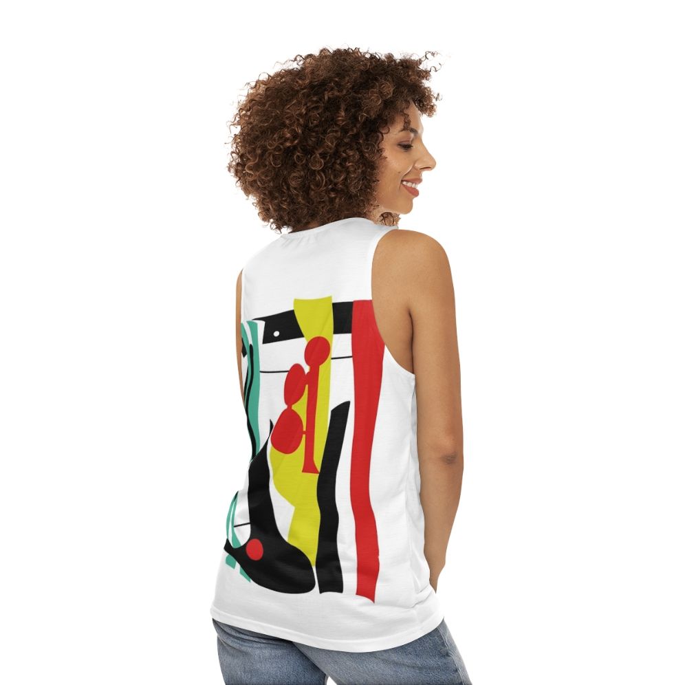 Ace Silver Nemesis Retro Unisex Tank Top - women back