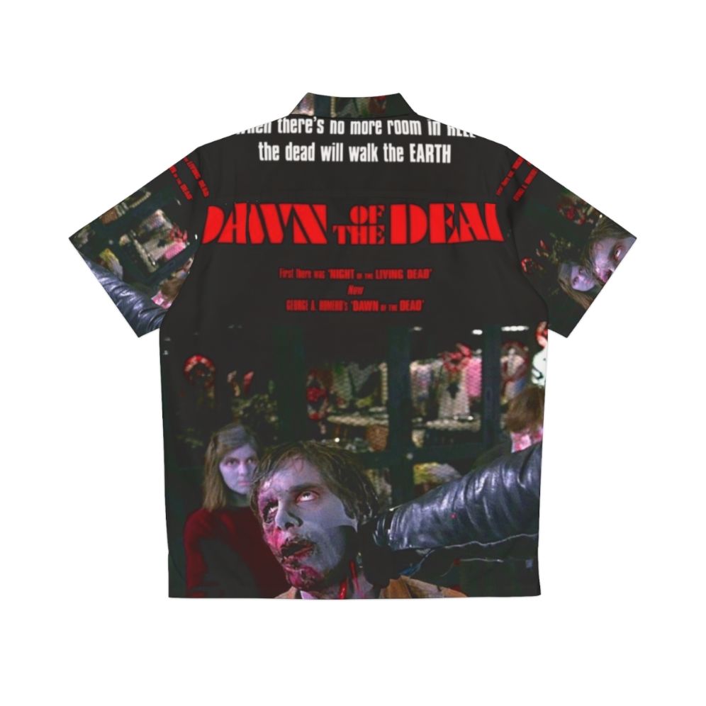 Vintage Dawn Of The Dead zombie Hawaiian shirt - Back