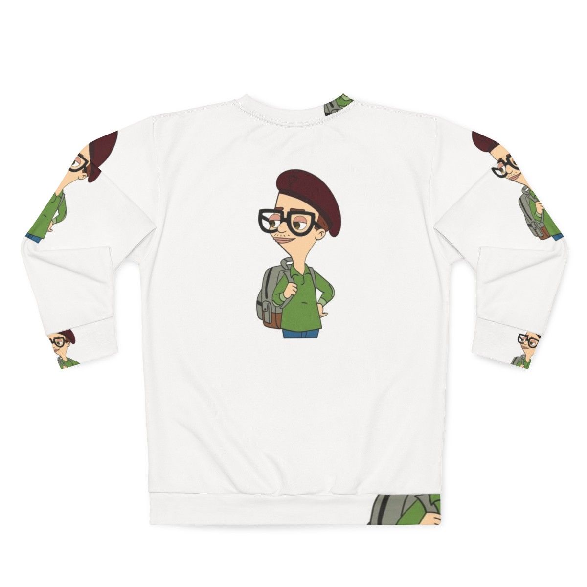 Andrew Glouberman Big Mouth Character Sweatshirt - Back