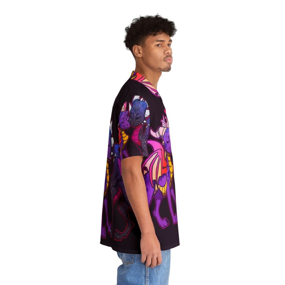 Spyro the Dragon Inspired Hawaiian Shirt - People Pight