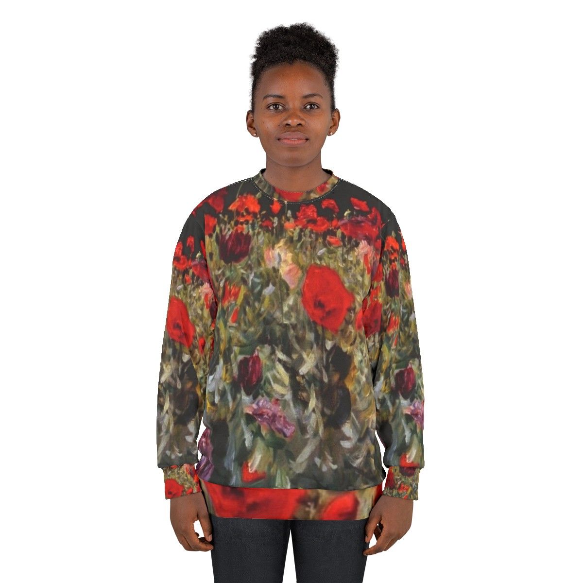 John Singer Sargent Poppies Impressionist Sweatshirt - women