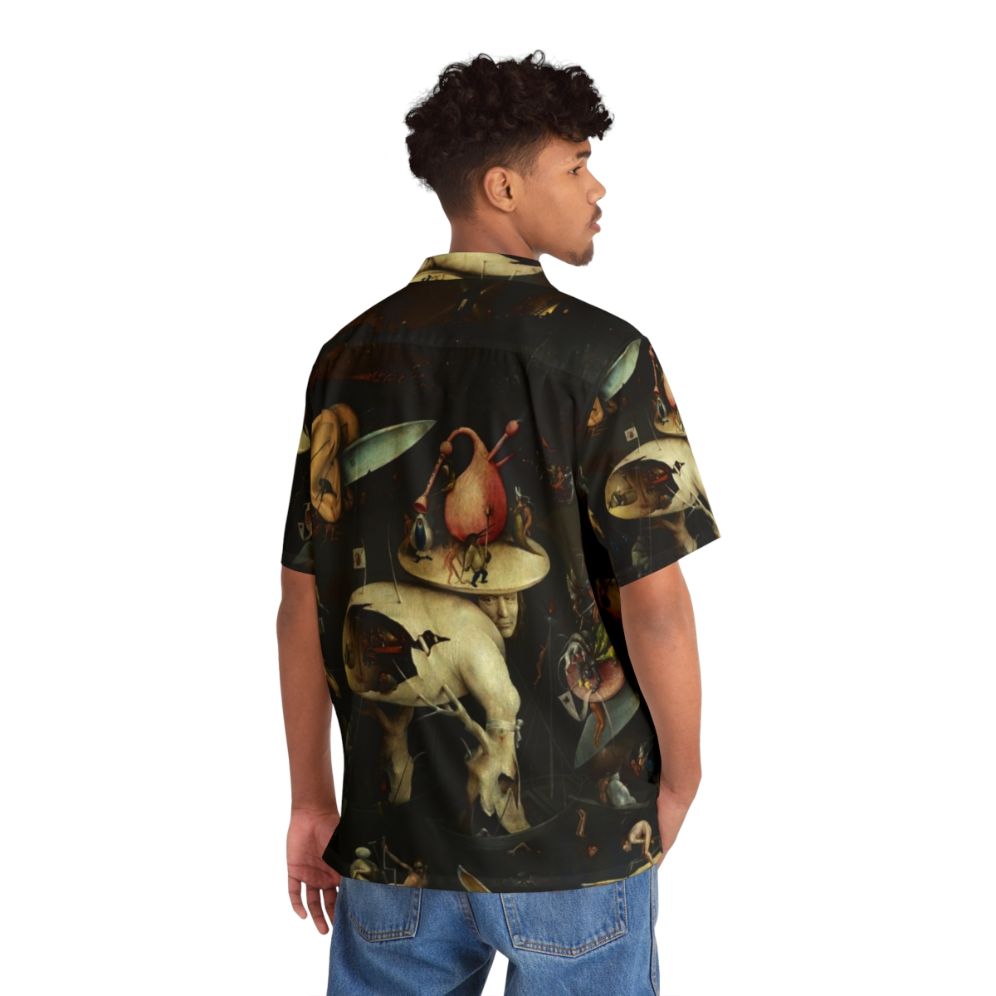 Hieronymus Bosch inspired surreal fantasy Hawaiian shirt - People Back