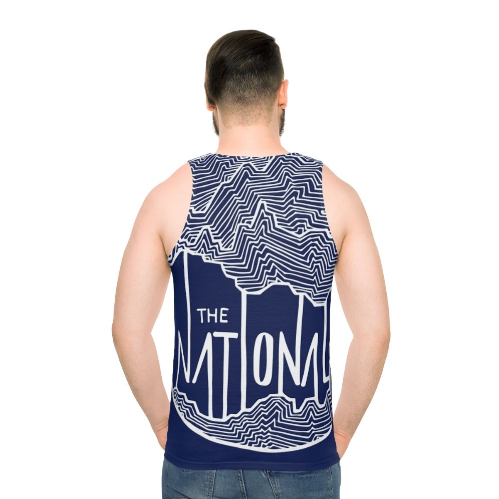 The National Unisex Band Tank Top - men back